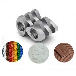 China Parallel Twin Screw Barrel For Inflating Food Extruder Double Co Rotation Screws on sale