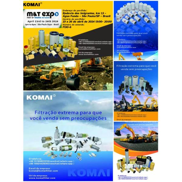 Hepa Hydraulic Oil Filter 885-0505501 TLX368H 8850505501 For Yuchai Excavator 210-8 230-8