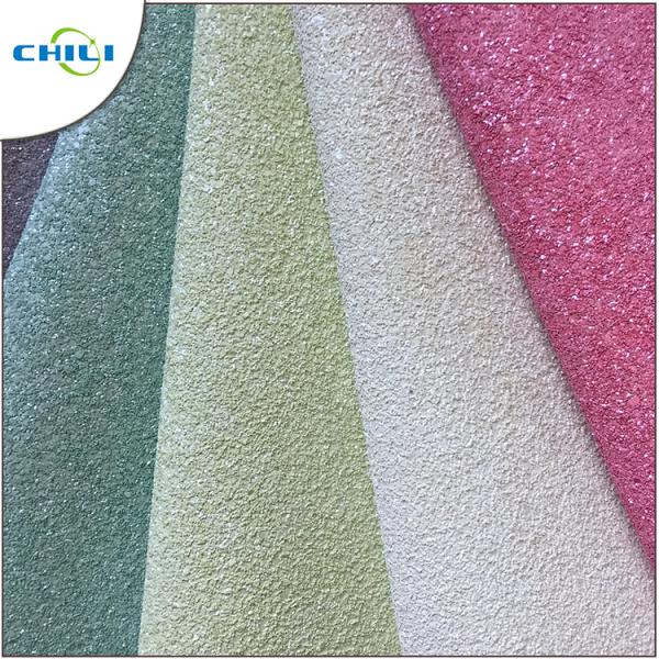 Factory Hot Sale Grade 3 Wallpaper glitter Leather