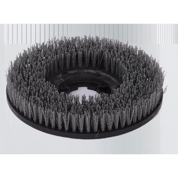 Powerful 12 Inch Diameter Abrasive Filament Floor Scrubber Brush for Cleaning Tile surfaces