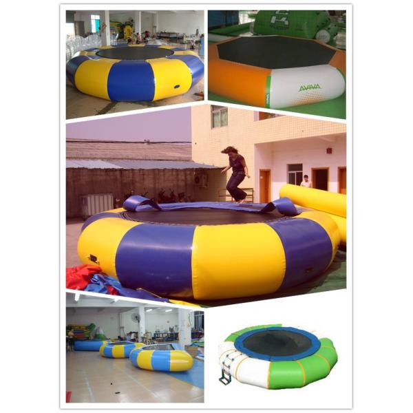 Rave Bongo Water Trampoline Parks , Inflatable Water Games , Water Park Games