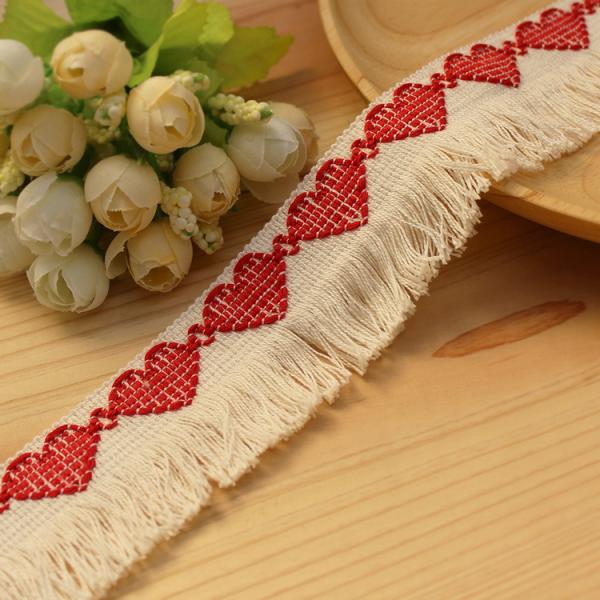 4.5CM Cotton Tassel Fringe Trim Edge For Garment