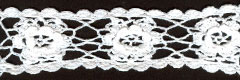 50 YARDS COTTON LACE fabric lace ribbon lace trim, SOFT COTTON, CLUNY CROC