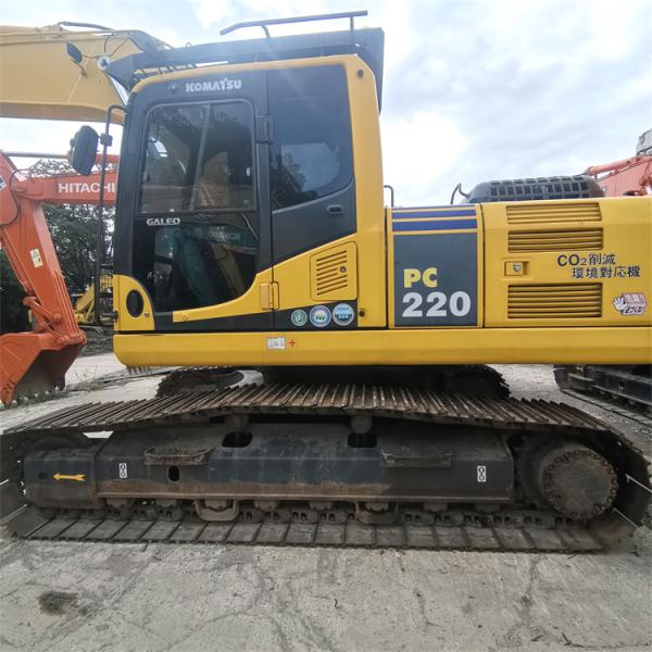 Original Color Earth-Moving Machinery 2021 Komatsu 220-8 22 Ton Used Excavator in Japan