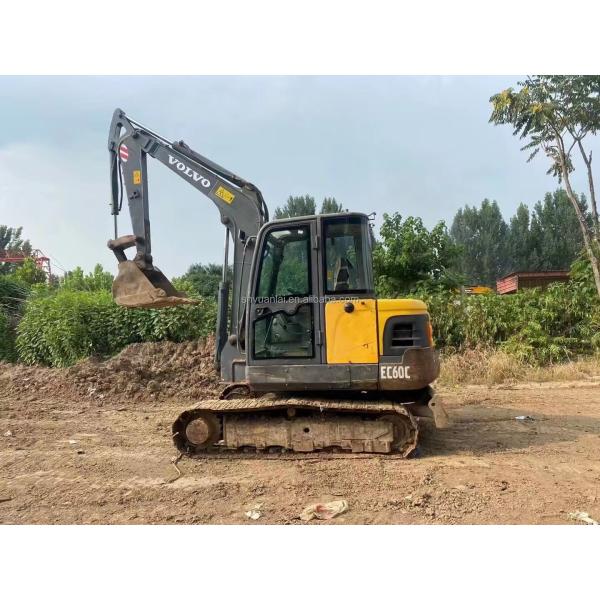 Mini Used Volvo EC55 EC60 Tracked Excavator For Heavy Duty Work