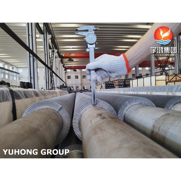 ASTM A312 TP304H Serrated Finned Tube for industrial heater applications