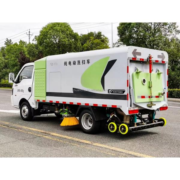 Pure Electric Road Sweeper Truck 4x2 Street Vacuum Cleaner for Eco-Friendly Cleaning