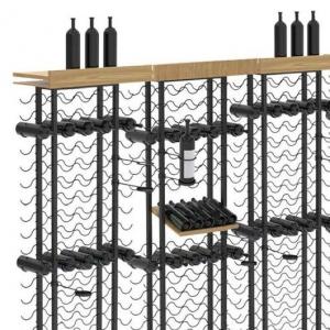 Quality Wooden Metal Wine Display Racks Shelving Units Shop Fitting Liquor Retail Store wholesale