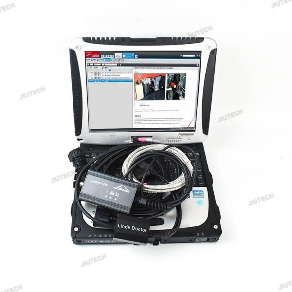 Forklift Linde Canbox Doctor Forklift Truck Diagnostic Tool Linde LSG Pathfinder Diagnosis Scanner and CF19 laptop