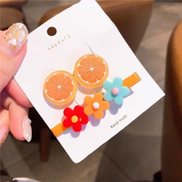 Diy Childrens Hair Accessories Fruit Shape Hair Grips Cartoon Baby For Girls Kids 19 Cm