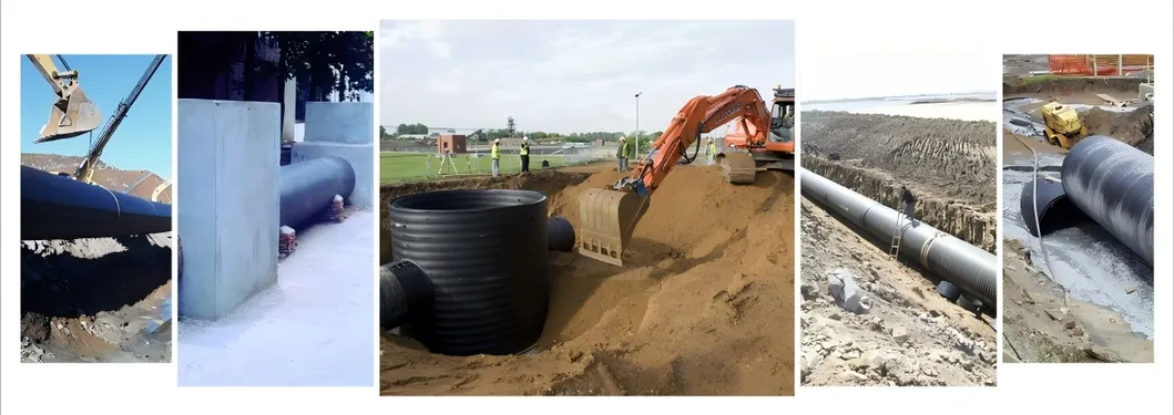 HDPE Spiral Wound Pipe Making Machine for Krah Pipes