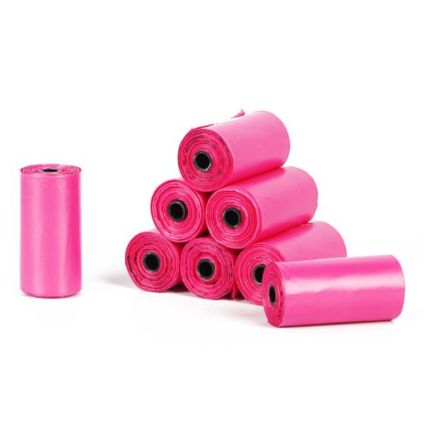 HDPE EPI D2W Eco Friendly Dog Waste Bags Customized Roll Design