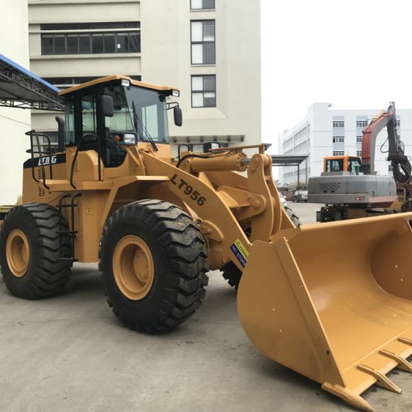 5t wheel loader Articulated boom loader with joystick,rock bucket,weichai engine