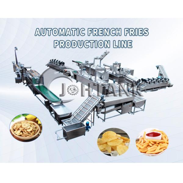 Gas Electric Automatic French Fries Making Machine 50kg/H