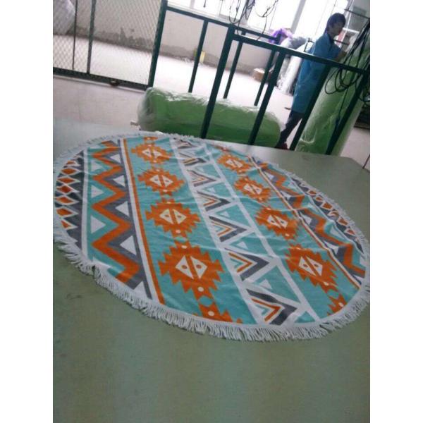 custom design 100CM small children round beach towel children beach towel