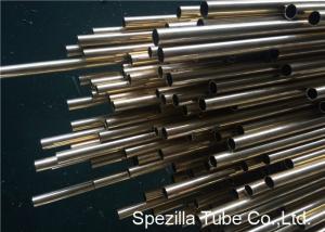 China CuZn20Al2As Aluminum Brass Tube , ASME SB395 copper heat exchanger Welding CZ110 on sale