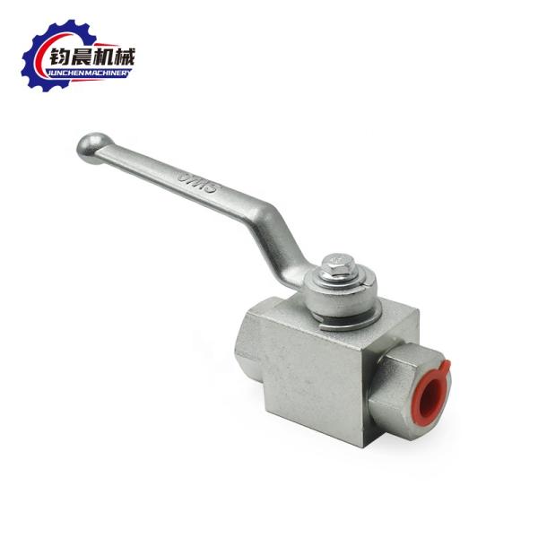 Ball Valve KHB 3-Way Shut-Off Ball Valve Made Of Carbon Steel For Gas / Water / Oil