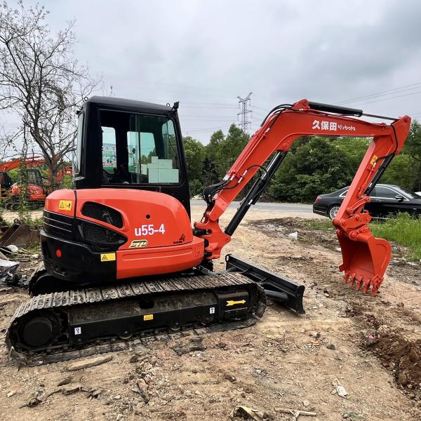Japan Original Used Kubota Excavators Kubota U55 Rubber Tracked Diggers