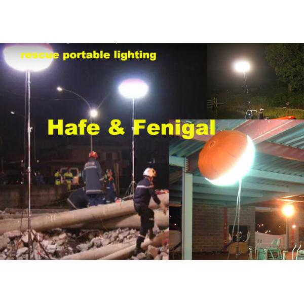 4.2M Led Balloon Inflatable Light Tower For Night Working