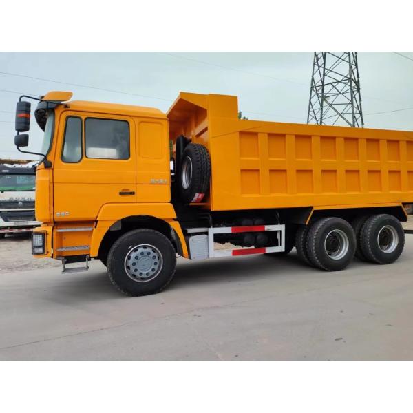 10 Wheels 6x4 F3000 Shacman Orange Dump Truck Heavy Duty Truck 8500x2500x3400mm