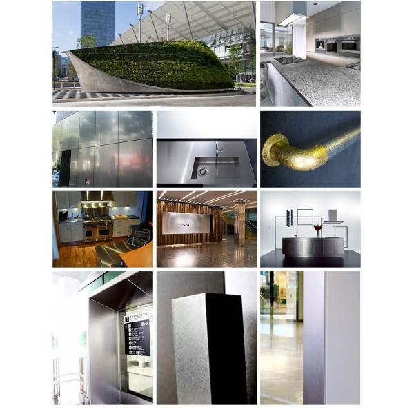 201 304 316 430 Grade 1.2mm 4x8 4x10 Sheet Anti-Fingerprint Vibration Finish Stainless Steel