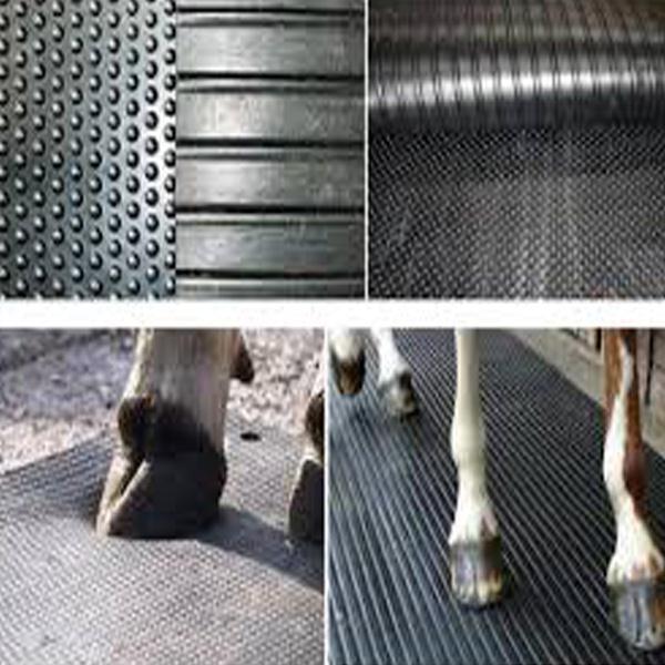 Durable Anti-Slip Rubber Flooring Mat for Stables and Cowsheds