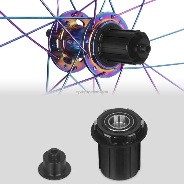 Purple 20 Inch Bike Wheelset Disc Brakes 20" 451 Wheelset 120 Rings Side Mounted Hub