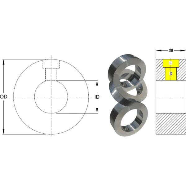 Alloy 20 UNS N08020 4" Lap Joint Flange , Nickel Alloy Flanges SCH80 Forged For Industry