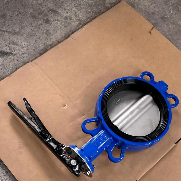 Robust Large Handle Clamp Type Butterfly Valve Manual Soft Seal Clamp Butterfly Valve Steel