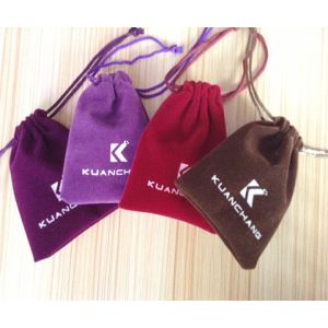 Quality Durable Velvet Drawstring Reusable Jewelry Organizer Bag wholesale