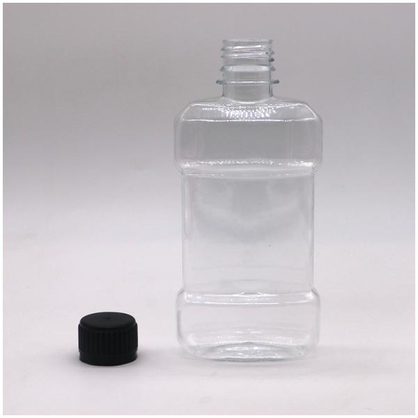 Customizable Color 250ml PET Liquid Mouthwash Plastic Bottle Sealing Type SCREW CAP