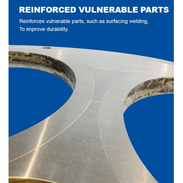 SANY DN200 DN230 Concrete Pump Wear Plate Tungsten Carbide 15mm