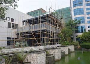 China Metal Mesh Concrete Foam Prefab Steel House / Steel Frame Prefabricated Houses on sale
