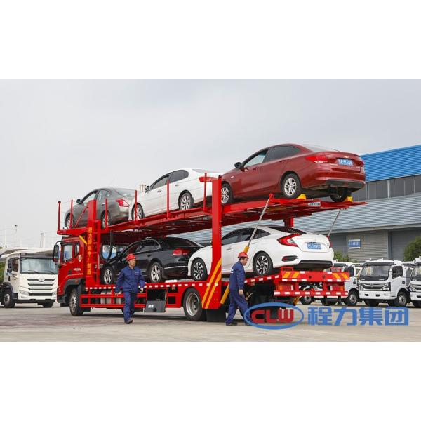 Dongfeng 4X2 One-Drive-Five Car Carrier Flatbed Wrecker Towing Truck