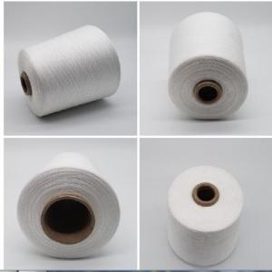 Knitting Weaving Spun Polyester Yarn For Staple Fiber 1.33d X 38mm