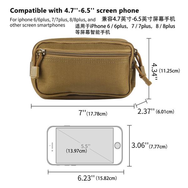 Black / Khaki / Green Outdoor Tactical Bag For Traveling Easy To Clean