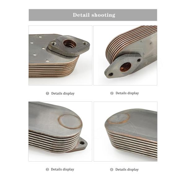 1217230280 921121123 6WG1 -8p Oil Radiator Suitable For Isuzu Excavator Engine OIL Cooler