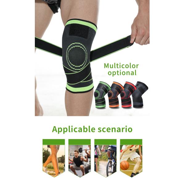Fitness Outdoor Knitted Sports Knee Pads Washable Running Compression Knee Sleeve