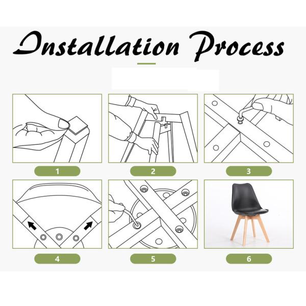 Contemporary Leather Dining Chairs Hotel Use With Solid Beech Wood Legs