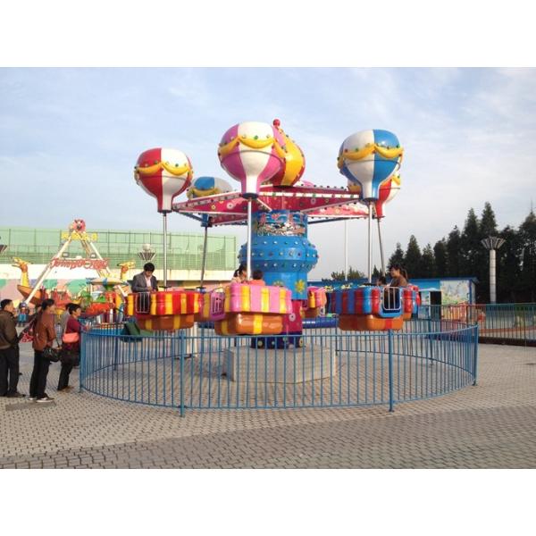 Swing Rotation Type Family Jellyfish Attraction , Funny Children's Amusement Rides