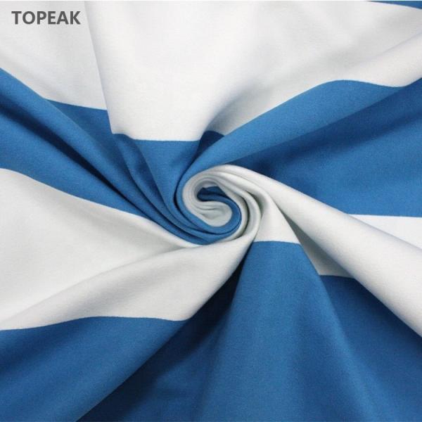 Beach Striped Microfiber Towels Large For Adults Yellow 30" X 60"