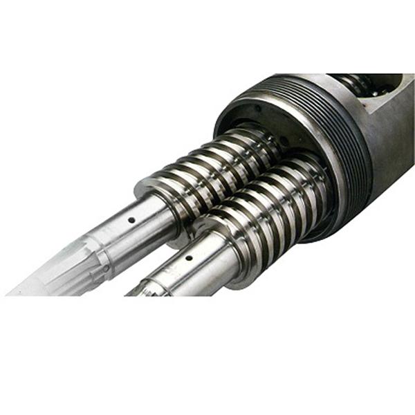 custom Co-Rotating Conical Twin Screw Barrel for Pvc Pipe Profile Wpc Conical Twin Bimetallic Screw Barrel