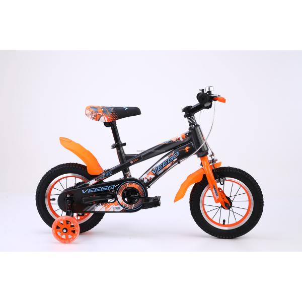 Steel Rim 12 Inch Kids Bike For Small Child Training Wheels Included Low MOQ Bicycle