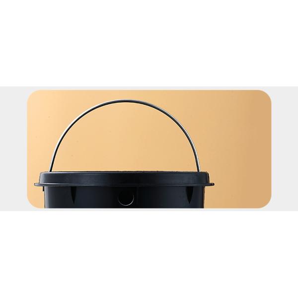 Steel and Pp Pedal Trash Can Bathroom Bin With Toilet Brush for Kitchen Recycling Storage for Household Items