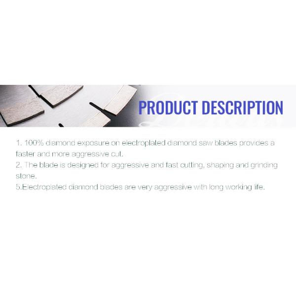 9 inch Metal Cutting Discs Electroplated Diamond Saw Blade for Cutting Stainless Steel