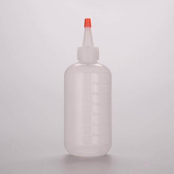 Cheap Twist Top Cap Plastic Packing Bottle , HDPE Mustard Sauce Bottle for sale