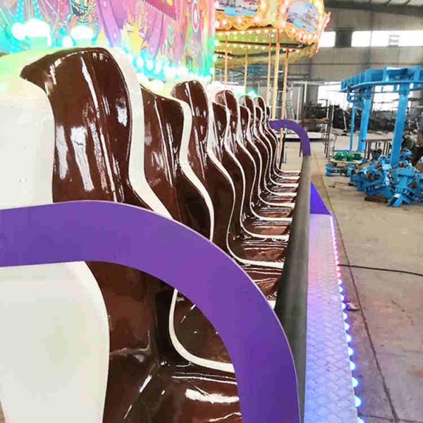 3-3.3m Commercial Kids Amusement Ride , Double Side Crazy Wave Ride