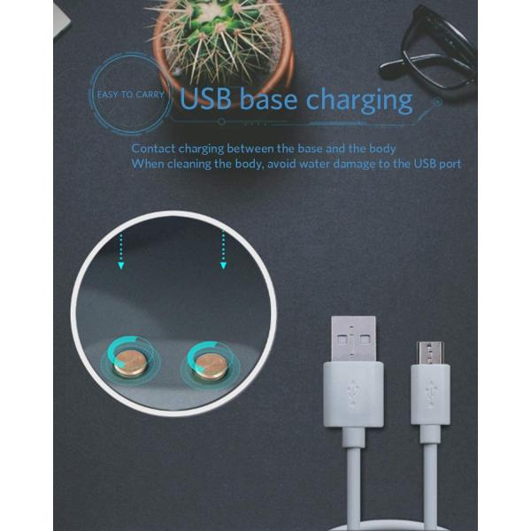 USB Charging 3d Kneading Head Scalp Massager ROHS Approved
