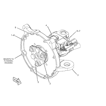 卡特彼勒 4557947 零件图 泵总成-活塞