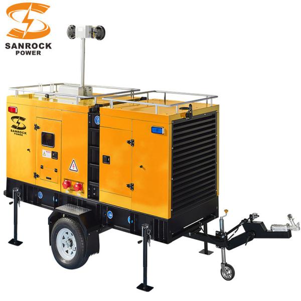 High Pressure Diesel Water Pump 50HZ Diesel Powered Water Pumps Portable Silent Pump